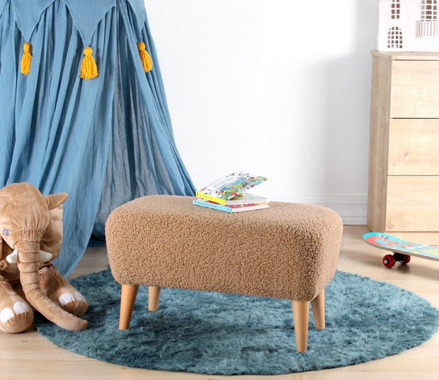 Pouf in tessuto Moouv Marrone (2)
