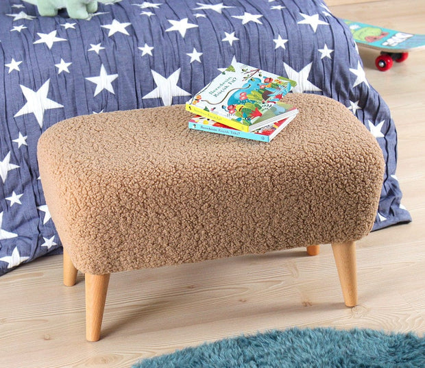 Pouf in tessuto Moouv Marrone (5)
