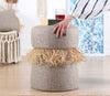 Pouf in tessuto Moouv Marrone (2)
