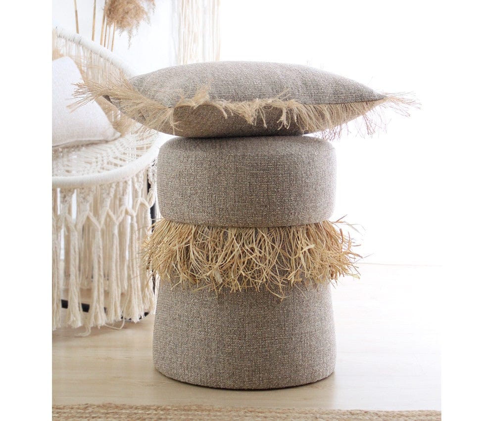 Pouf in tessuto Moouv Marrone (5)