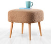 Pouf in tessuto Moouv Marrone