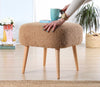 Pouf in tessuto Moouv Marrone (2)