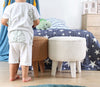 Pouf in tessuto Moouv Round Marrone (4)