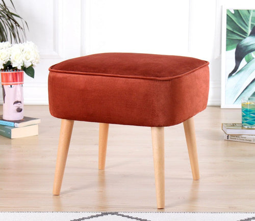 Pouf in tessuto Moouv Ruggine (1)