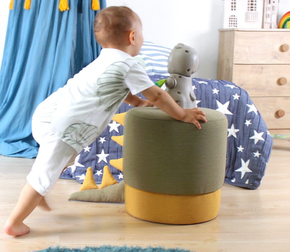 Pouf in tessuto Moouv Verde (2)
