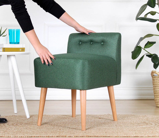 Pouf in tessuto Moouv Verde (2)