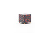 Pouf in tessuto Nergis Square Multicolore (4)