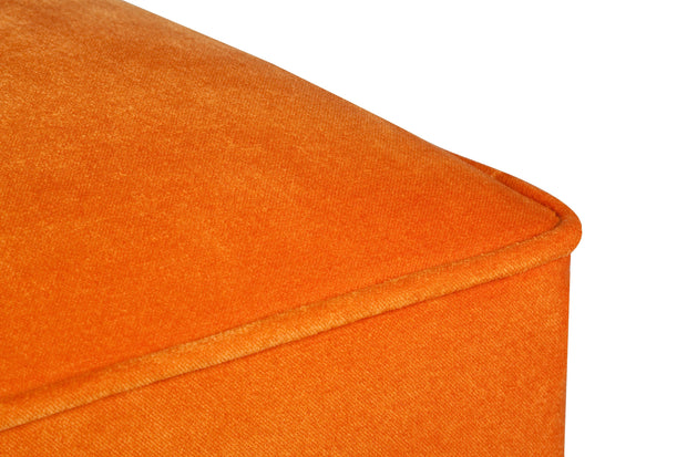 Pouf in tessuto New Bern Arancia (2)