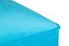 Pouf in tessuto New Bern Turchese (2)