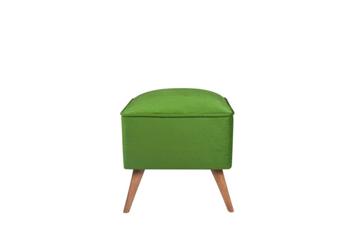 Pouf in tessuto New Bern Verde (1)