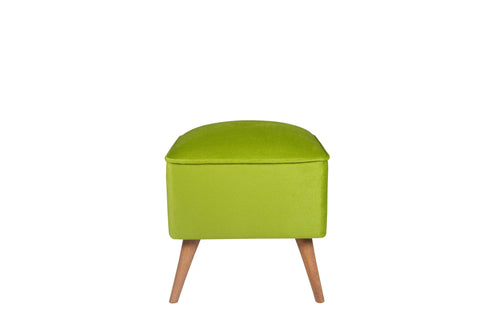 Pouf in tessuto New Bern Verde (1)
