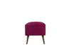 Pouf in tessuto New Bern Violetto