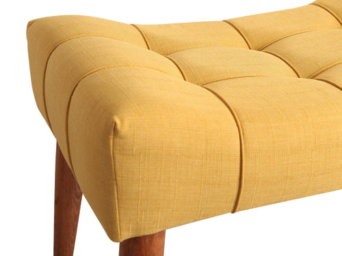 Pouf in tessuto New Cool Giallo (1)