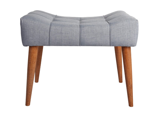 Pouf in tessuto New Cool Grigio