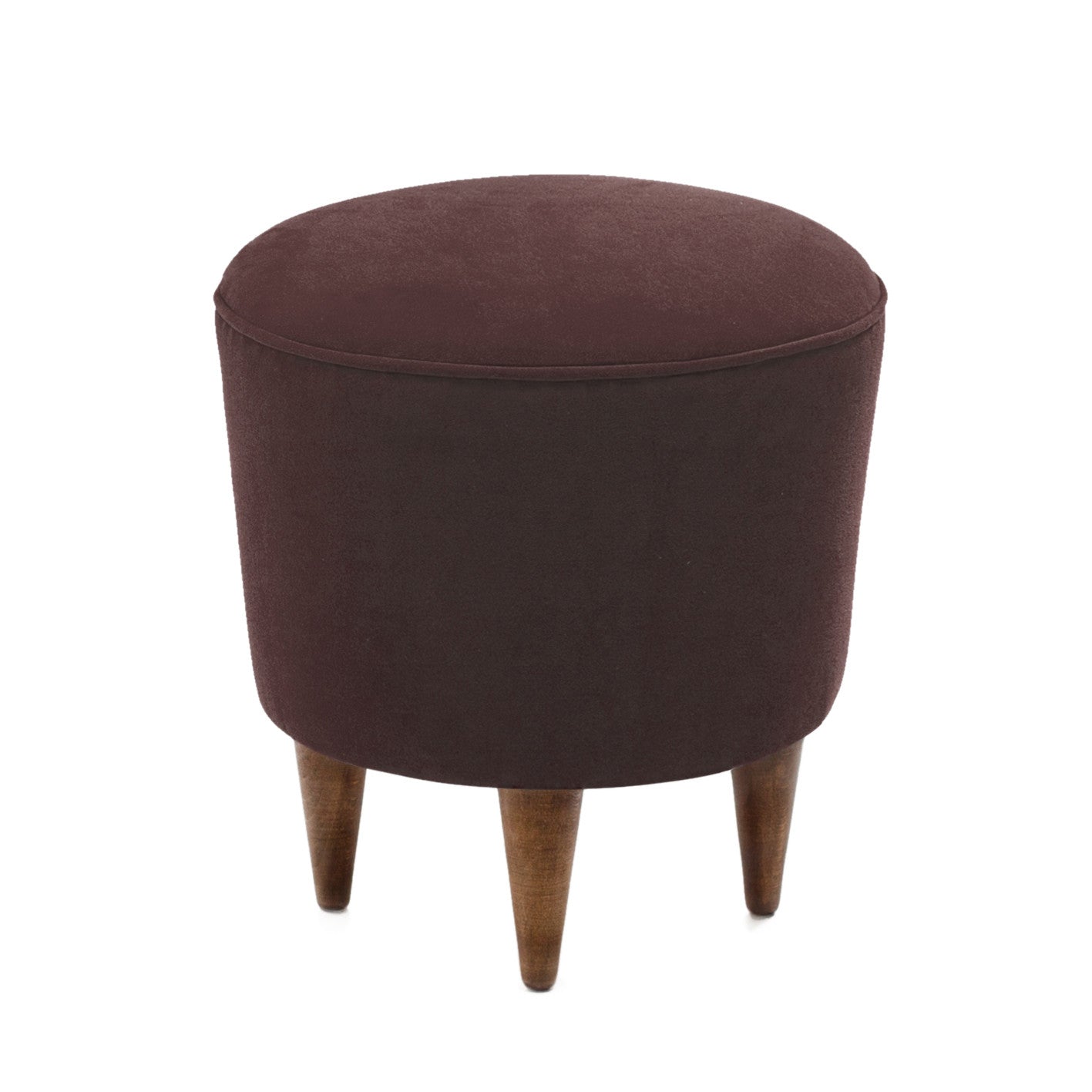 Pouf in tessuto Norva 108 Marrone