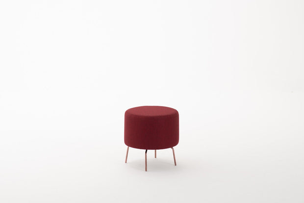 Pouf in tessuto Octo Bordeaux (5)