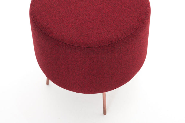 Pouf in tessuto Octo Bordeaux (6)