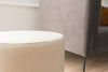 Pouf in tessuto Octo Crema (2)