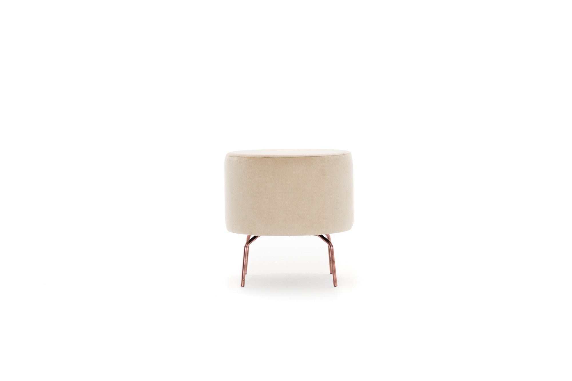 Pouf in tessuto Octo Crema (3)