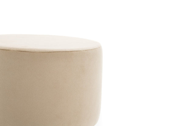 Pouf in tessuto Octo Crema (5)
