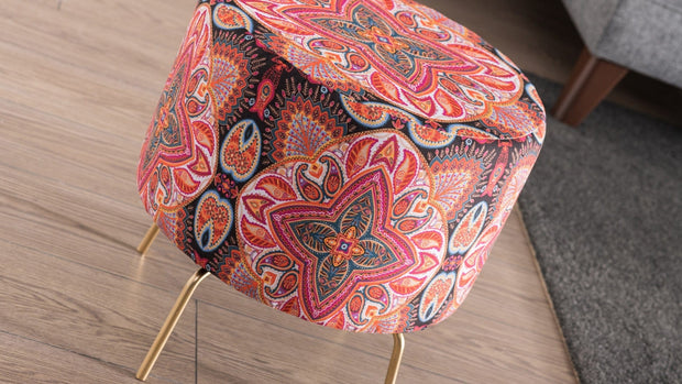 Pouf in tessuto Octo Multicolore (2)