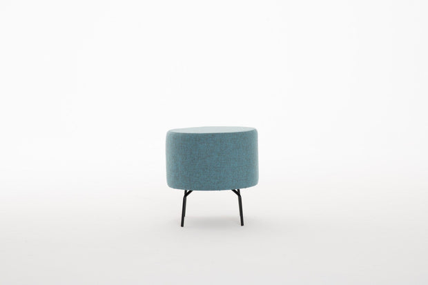 Pouf in tessuto Octo Turchese (5)