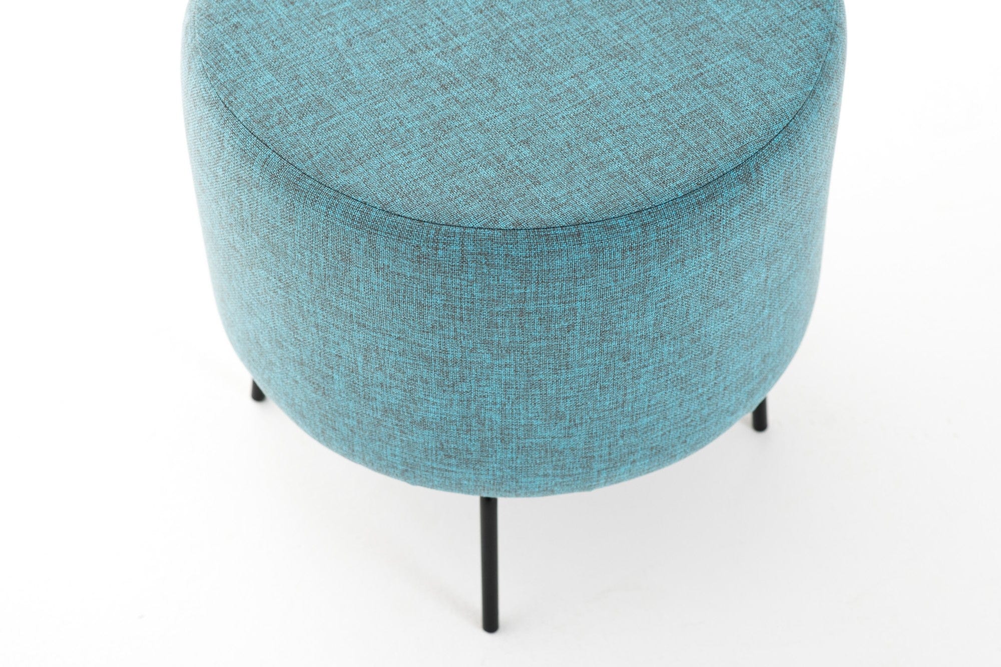 Pouf in tessuto Octo Turchese (6)