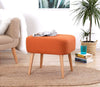 Pouf in tessuto Parrot Arancia