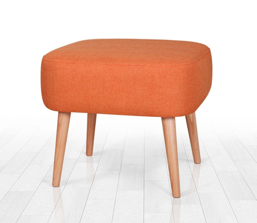 Pouf in tessuto Parrot Arancia (2)