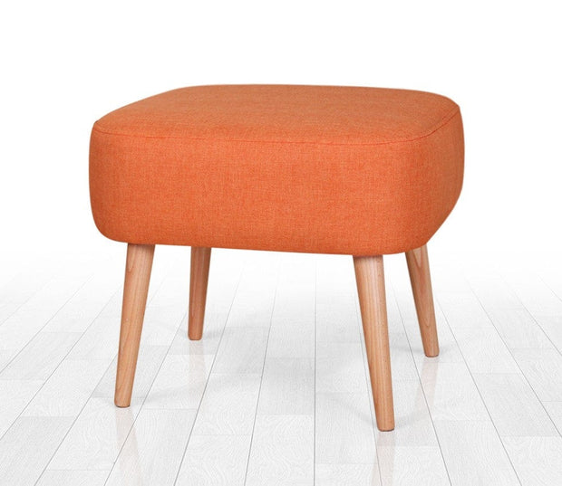 Pouf in tessuto Parrot Arancia (2)