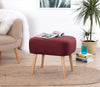 Pouf in tessuto Parrot Bordeaux