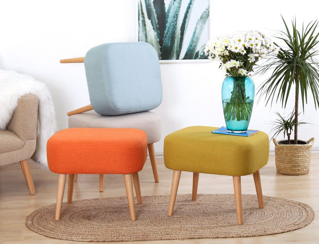 Pouf in tessuto Parrot Bordeaux (2)