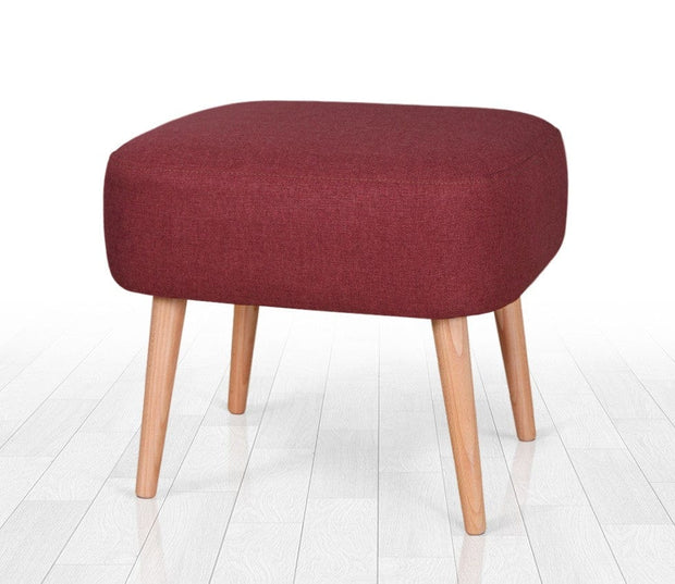 Pouf in tessuto Parrot Bordeaux (3)