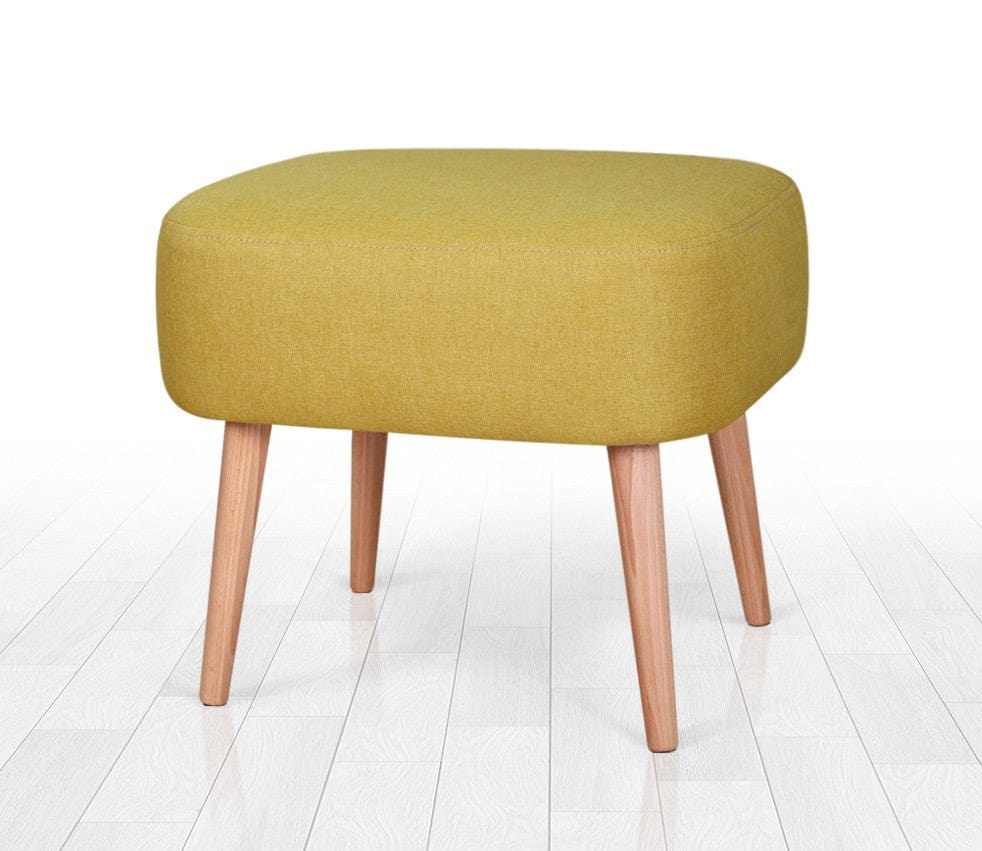 Pouf in tessuto Parrot Giallo (2)