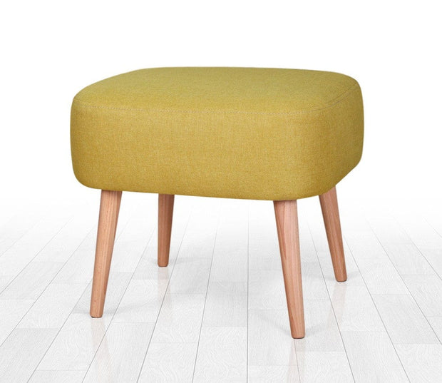 Pouf in tessuto Parrot Giallo (2)