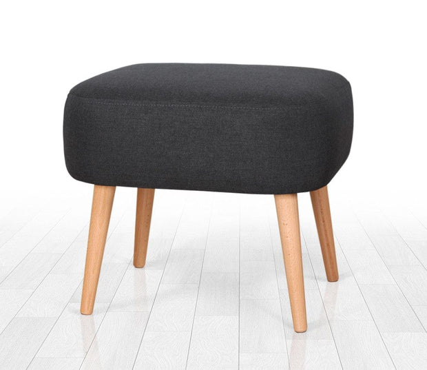 Pouf in tessuto Parrot Grigio (3)