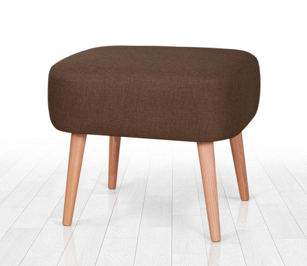 Pouf in tessuto Parrot Marrone (3)