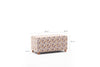 Pouf in tessuto Perla Rectangle Multicolore (6)