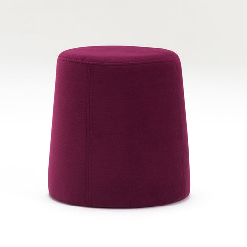 Pouf in tessuto Petek Bordeaux