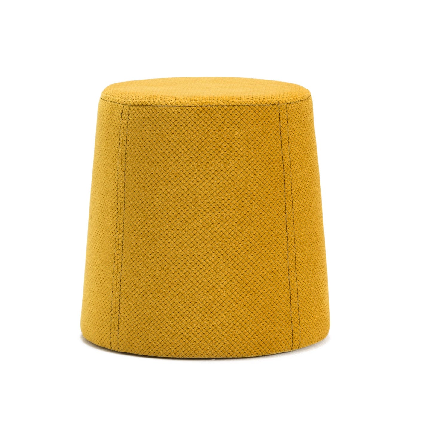 Pouf in tessuto Petek Giallo