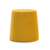 Pouf in tessuto Petek Giallo