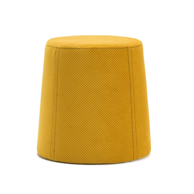 Pouf in tessuto Petek Giallo