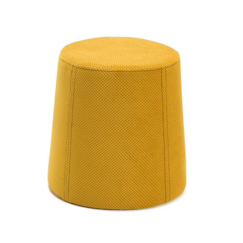 Pouf in tessuto Petek Giallo (1)