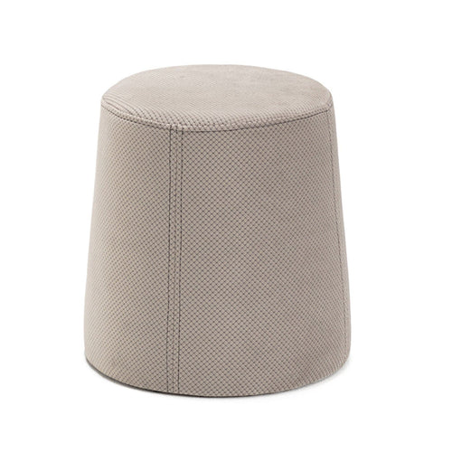 Pouf in tessuto Petek Grigio (1)
