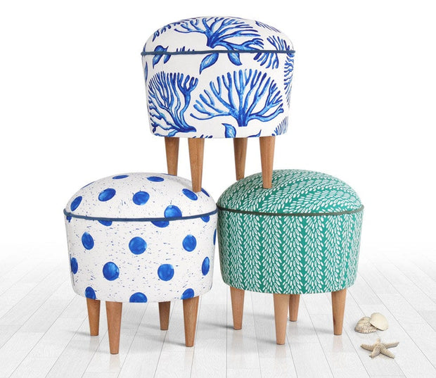Pouf in tessuto Rakamoz Multicolore (5)