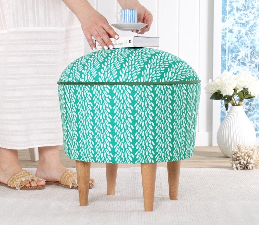 Pouf in tessuto Rakamoz Multicolore (2)