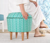 Pouf in tessuto Rakamoz Multicolore (3)