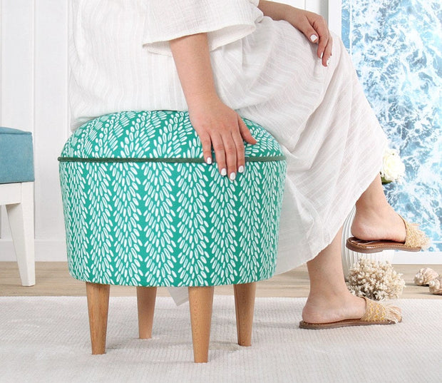 Pouf in tessuto Rakamoz Multicolore (3)