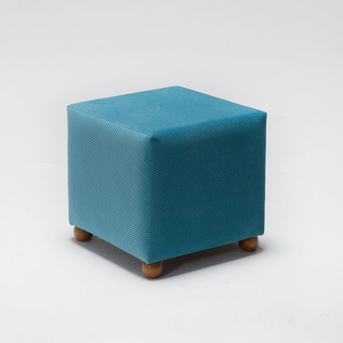 Pouf in tessuto Ranma Blu