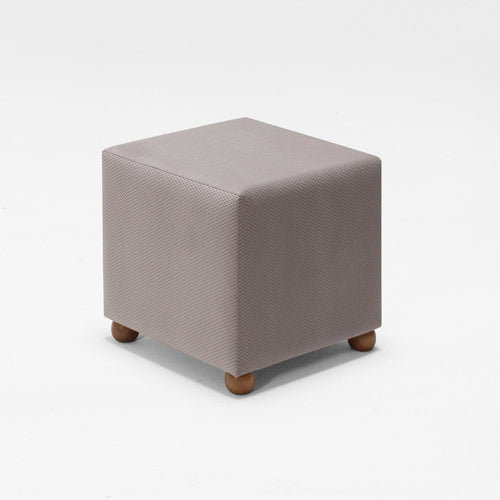 Pouf in tessuto Ranma Cappuccino